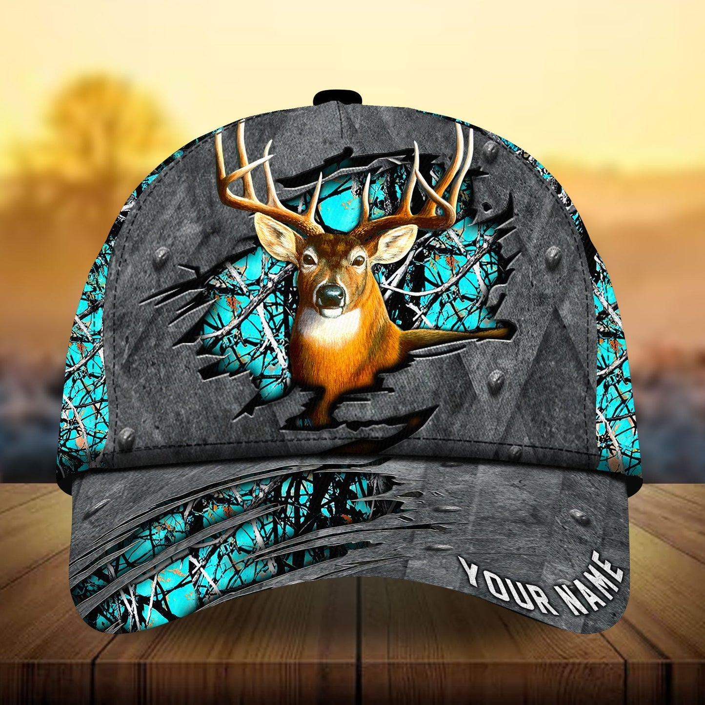 Metal Deer Hunting Personalized Classic Cap For Casual Travel Parties And Comfortable Outdoor Wear