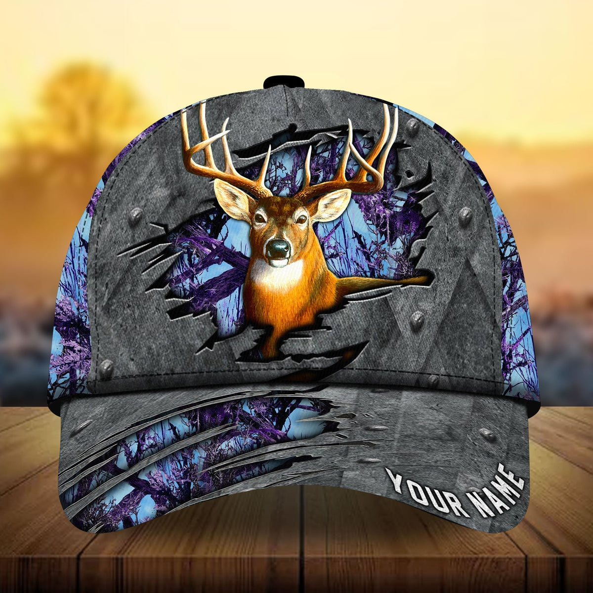 Metal Deer Hunting Personalized Classic Cap For Casual Travel Parties And Comfortable Outdoor Wear