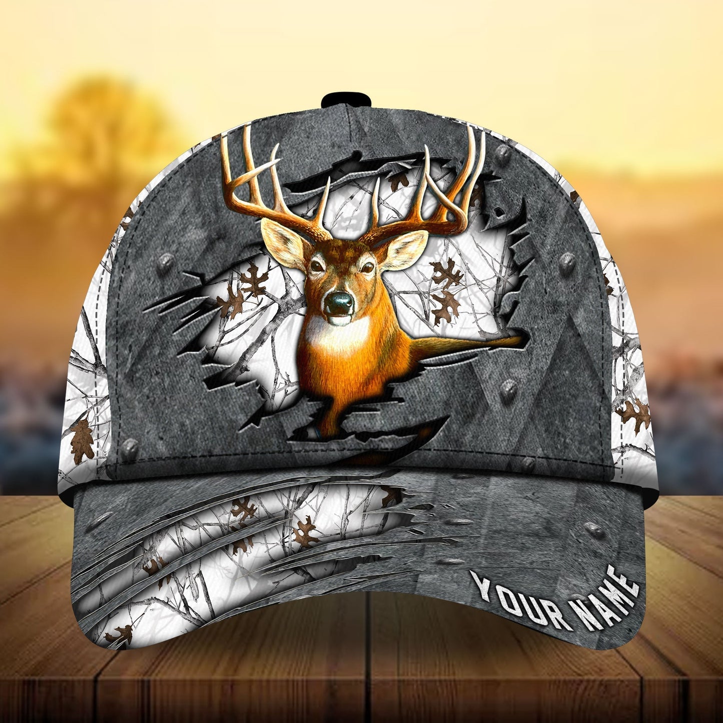 Metal Deer Hunting Personalized Classic Cap For Casual Travel Parties And Comfortable Outdoor Wear