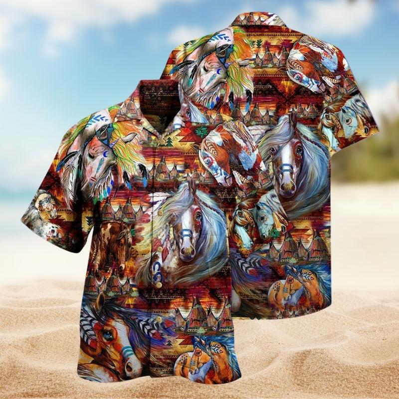 American Creative Hawaiian Shirt For Patriotic Events, Summer Travel, And Casual Outdoor Wear