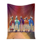 Native American Simple Flannel Blanket For Cozy Bedroom Sofa Decor
