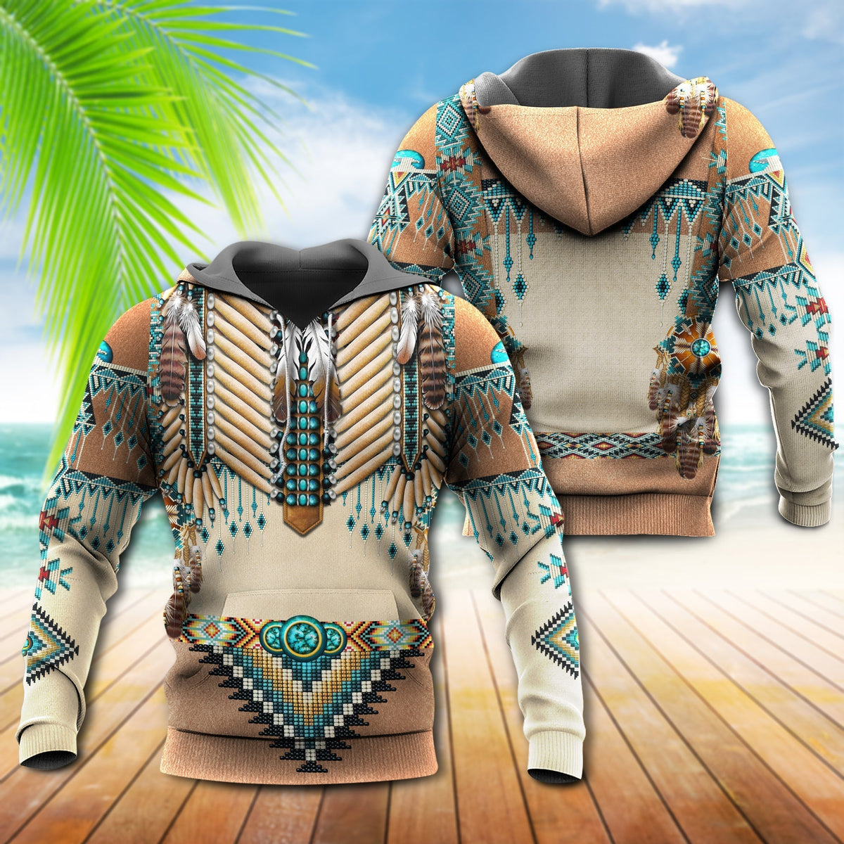 Native Beautiful Culture Hoodie For Traditional Themes Outdoor Events And Casual Travel