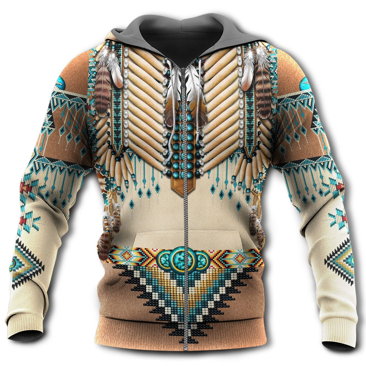 Native Beautiful Culture Hoodie For Traditional Themes Outdoor Events And Casual Travel