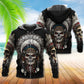 Native Culture Skull Hoodie For Alternative Events Seasonal Outings And Gift Ideas