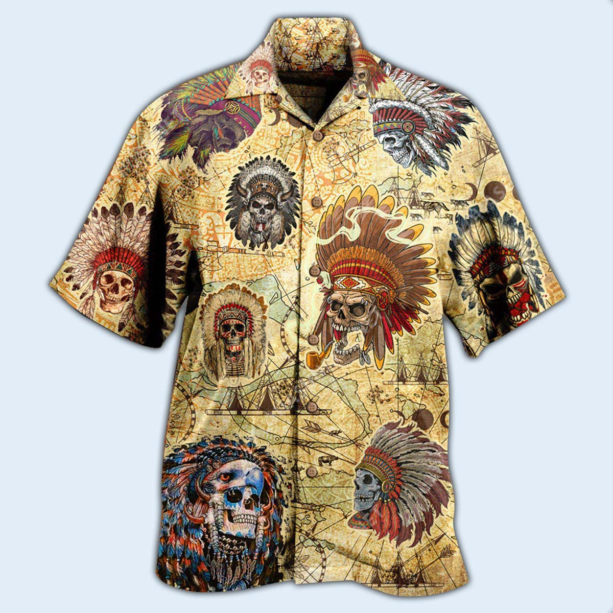 Bohemian American Definitely Hawaiian Shirt For Coastal Adventures And Warm Weather Wear