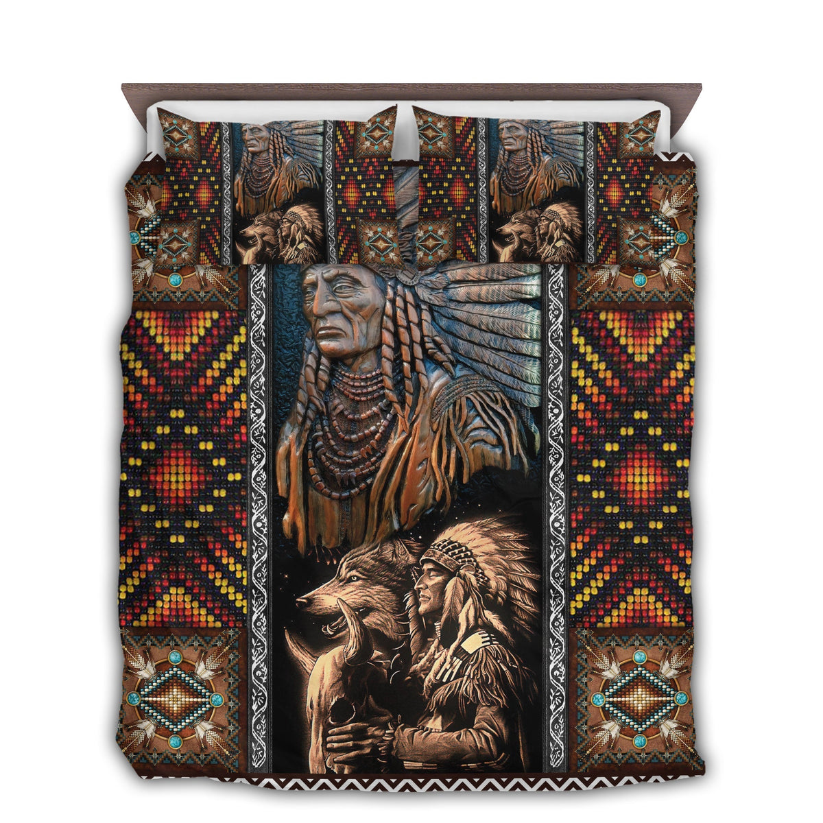 Native American Love Life Bedding Cover For Southwestern Bedroom Decor