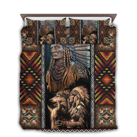 Native American Love Life Bedding Cover For Southwestern Bedroom Decor