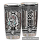 Native American Silver Personalized 20 Oz Tumbler For Coffee Travel And Daily Drinks
