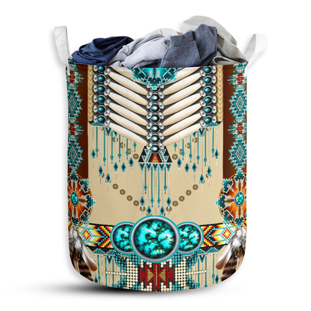 Native American Lovely Style Laundry Basket For Bathroom Bedroom Storage
