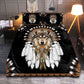 Native American Wolf Bedding Cover For Nature Bedroom Decor