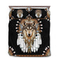 Native American Wolf Bedding Cover For Nature Bedroom Decor