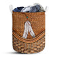 Small Size Native American Rattan Texture Laundry Basket For Room Home Organizer