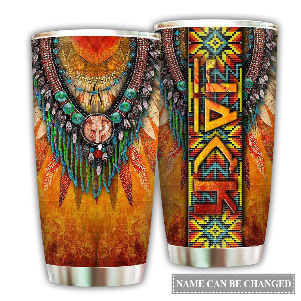 Native American Lover Sunset Personalized 20 Oz Tumbler For Coffee Travel And Daily Drinks