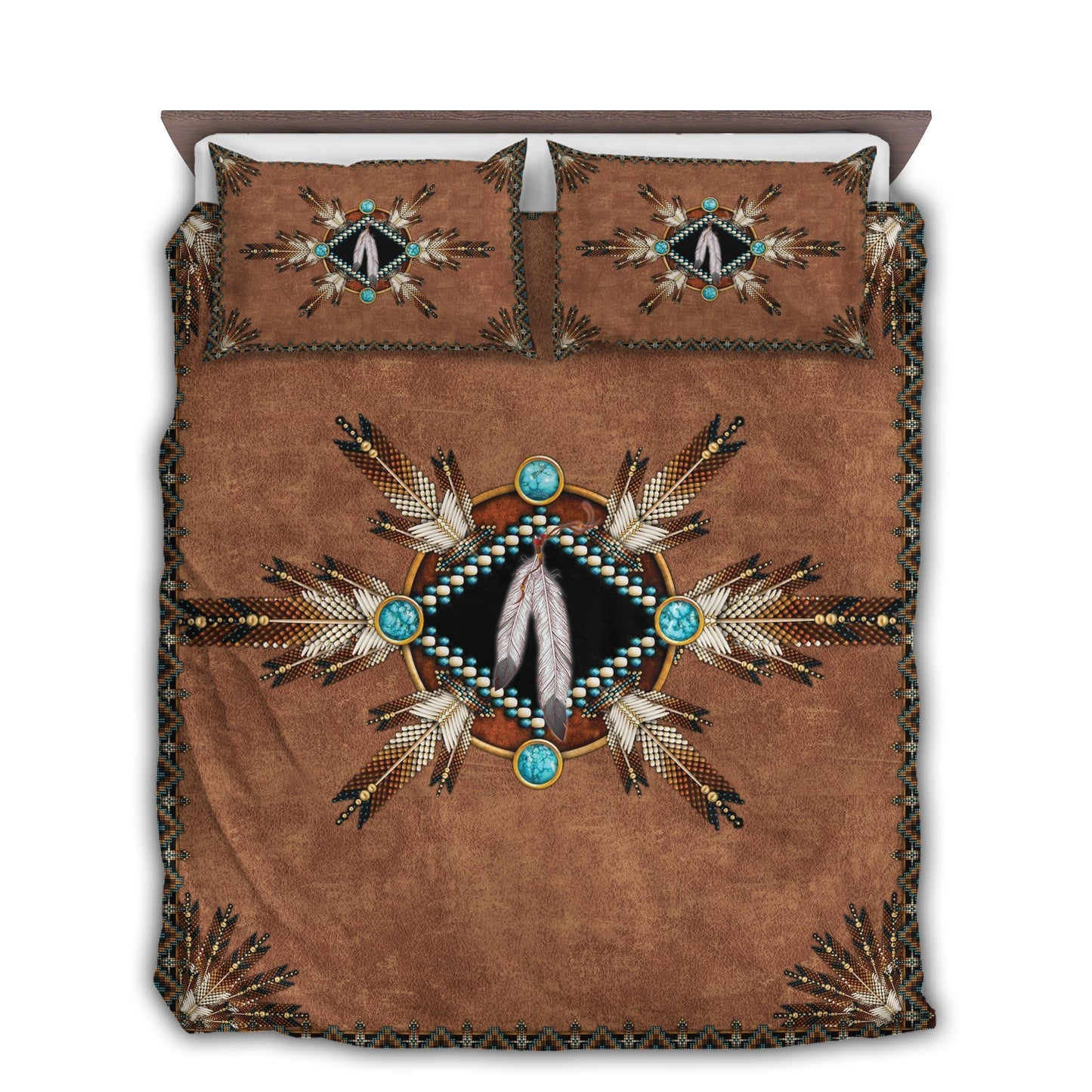 Native American Nature Sign Bedding Cover For Southwestern Bedroom Decor