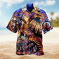 Modern Weimaraner Dog Hawaiian Shirt Front Pattern View For Outdoor Gatherings