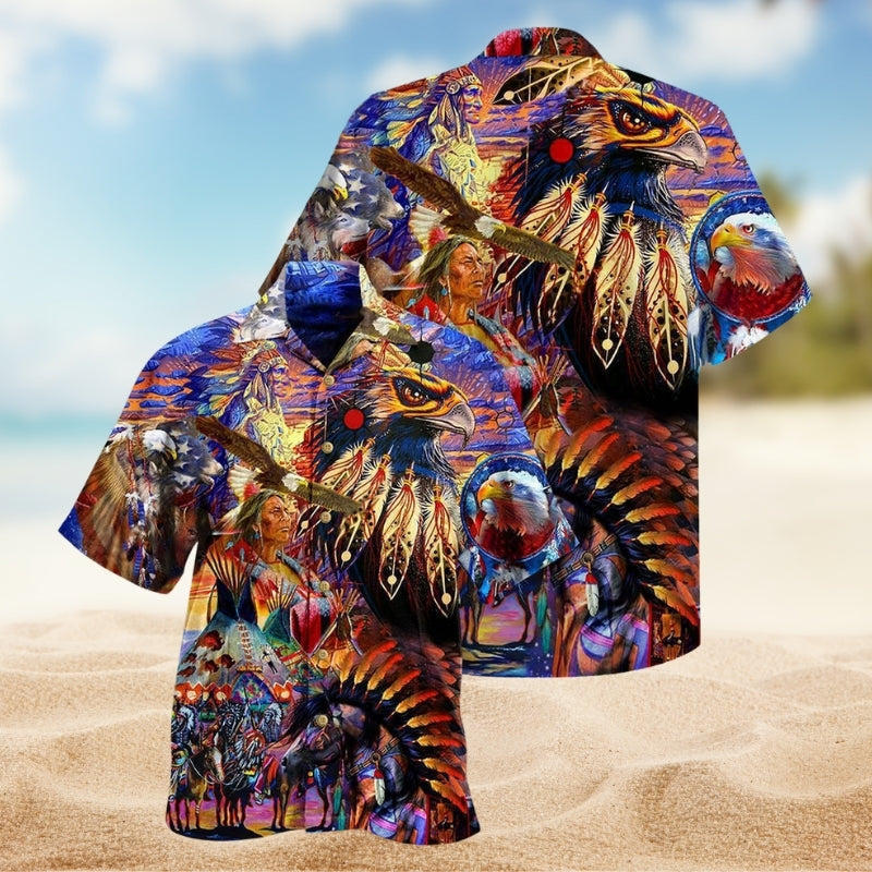 Native Blood Runs Veins Hawaiian Shirt For Island Vacations, Resort Wear, And Relaxed Seasonal Style