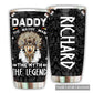 Native Daddy The Myth Legend Personalized 20 Oz Tumbler For Coffee Travel And Daily Drinks