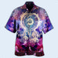 Bohemian Mystical Dreamcatcher Moon Smiling Galaxy Hawaiian Shirt For Summer Vacation And Beach Travel