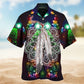 Native Feather Mandala Christmas Hawaiian Shirt For Summer Vacation, Beach Travel, And Casual Wear