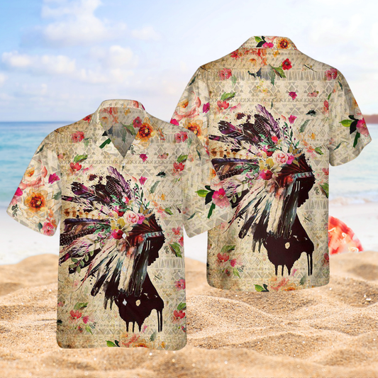 Floral Native Hawaiian Shirt For Beach Days, Summer Outings, And Thoughtful Gift Giving