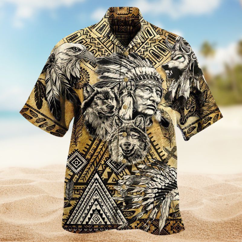 Native Heritage Hawaiian Shirt For Coastal Travel, Casual Events, And Comfortable Summer Wear