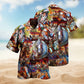 Fantasy Vintage Role Dice Sword Hawaiian Shirt All Over Print Detail For Resort Wear