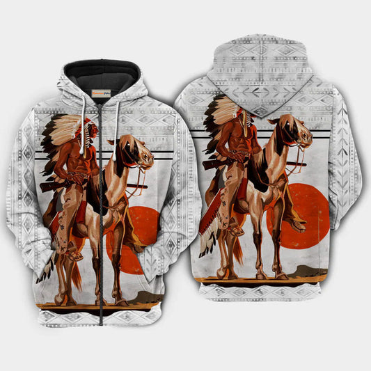Native Horse Sunshine Hoodie For Horse Lovers Weekend Adventures And Relaxed Daily Style