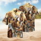Tropical Coastal Fishing Activity Hawaiian Shirt Collar And Front View For Weekend Trips