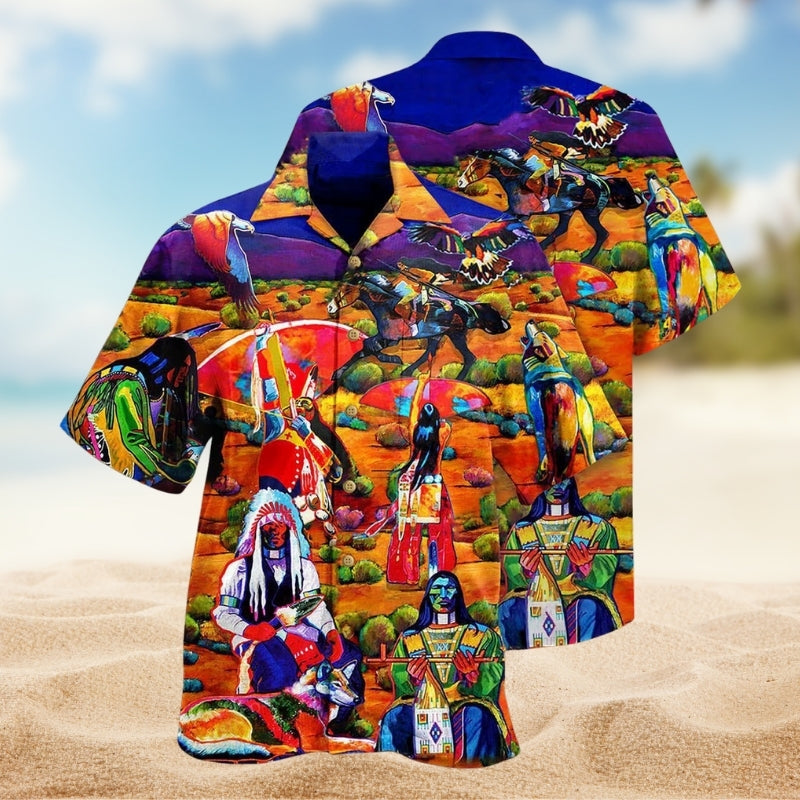 Tropical Funny Golf Flamingo Hawaiian Shirt Design View For Resort Wear