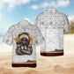 Traditional Heritage Portrait Strong Fierce Hawaiian Shirt For Resort Trips, Coastal Parties, And Warm Weather Style