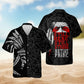Parasailing Shark Hawaiian Shirt Relaxed Style View For Resort Wear