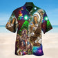 Native Christmas Hawaiian Shirt For Festive Events, Island Vacations, And Comfortable Casual Outfits