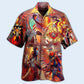 Bohemian People Peace Excited Hawaiian Shirt For Beach Parties And Weekend Getaways