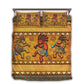 Native American Sign Yellow Bedding Cover For Southwestern Bedroom Decor