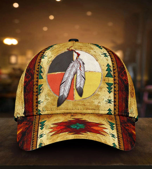 Native American Pride Tribal Heritage Classic Cap For Seasonal Outings Outdoor Adventures And Daily Wear