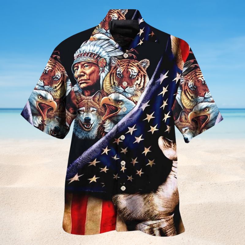 Heritage Pride Eternal Pride Hawaiian Shirt For Summer Vacation Beach Travel And Relaxed Casual Wear