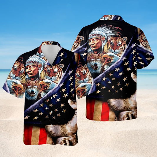 Heritage Pride Eternal Pride Hawaiian Shirt For Summer Vacation Beach Travel And Relaxed Casual Wear