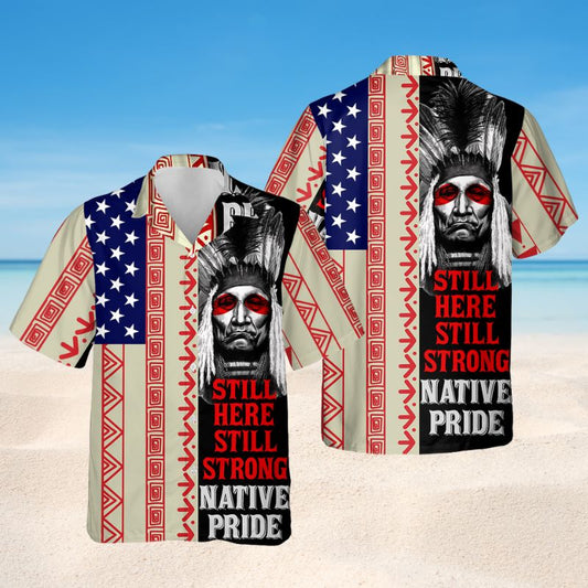 Heritage Pride Peaceful Forever Hawaiian Shirt For Summer Vacation Beach Travel And Relaxed Casual Wear