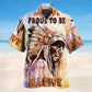 Heritage Pride Peaceful Heart Hawaiian Shirt For Summer Vacation Beach Travel And Relaxed Casual Wear