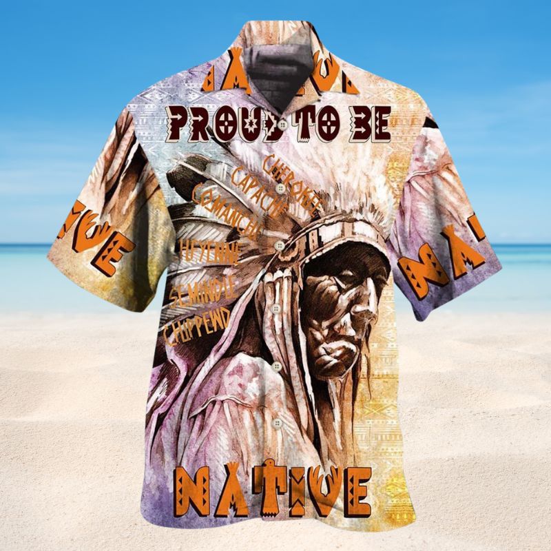 Heritage Pride Peaceful Heart Hawaiian Shirt For Summer Vacation Beach Travel And Relaxed Casual Wear