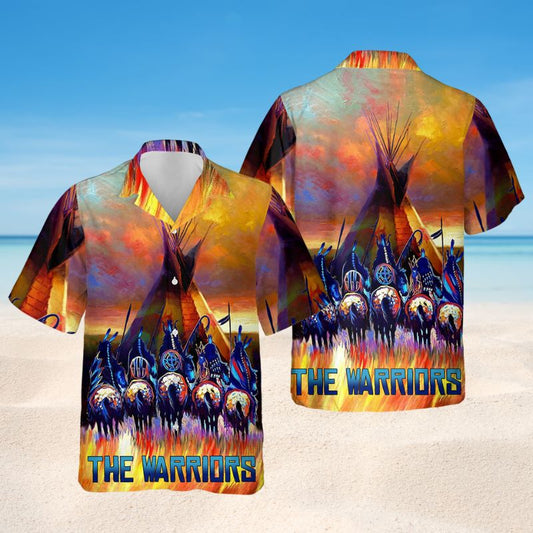 Heritage Pride Peaceful Spirit Hawaiian Shirt For Summer Vacation Beach Travel And Relaxed Casual Wear