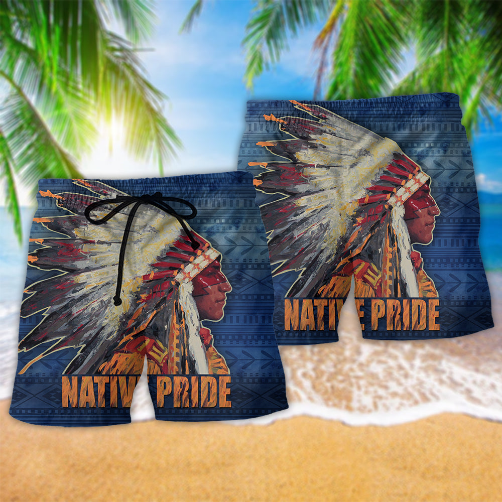 Native Pride Love And Peace Beach Shorts For Outdoor Adventures And Thoughtful Seasonal Gifts