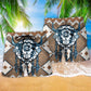 Native Style Skull Dreamcatcher Peace Beach Shorts Artwork View For Seaside Trips And Casual Style
