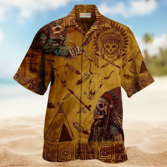 Native Spirit Hawaiian Shirt For Casual Weekend, Seasonal Celebration, And Relaxed Summer Style
