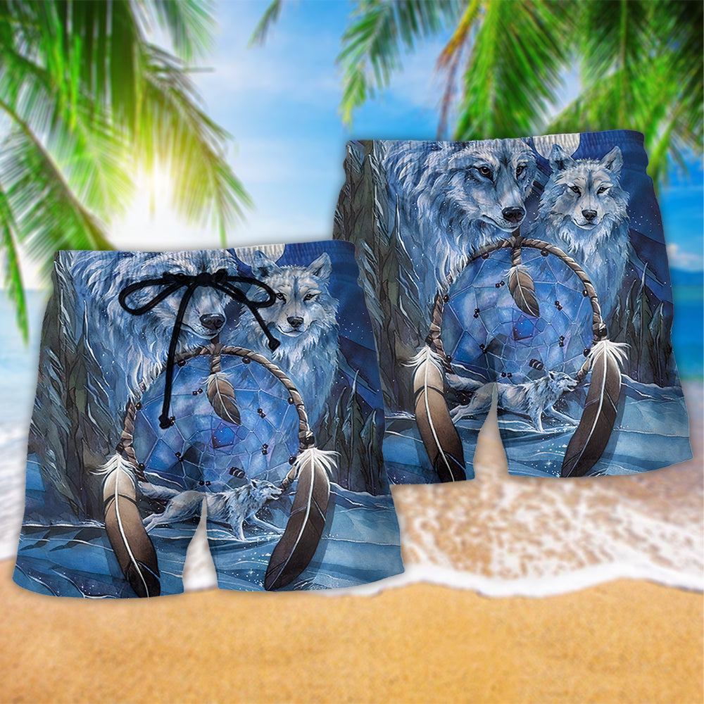Peace Heritage Beach Shorts Pattern Detail For Resort Wear And Leisure And Relaxation