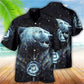 Bohemian Bear Peace Hawaiian Shirt For Vacation Days And Relaxed Coastal Outings