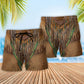 Southwestern Peace Symbol Beach Shorts Pattern Detail For Beachside Relaxation And Easygoing Coastal Style
