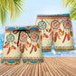 Southwestern Dreamcatcher Peace Beach Shorts Pattern Detail For Everyday Outings And Laid Back Daily Wear