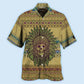 Bohemian Skull Peace Hawaiian Shirt Artwork View For Coastal Escapes And Resort Style