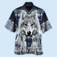 Bohemian Wolf Peace Hawaiian Shirt For Poolside Relaxation And Sunny Getaways